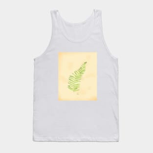 Fern, botanical watercolor painting Tank Top